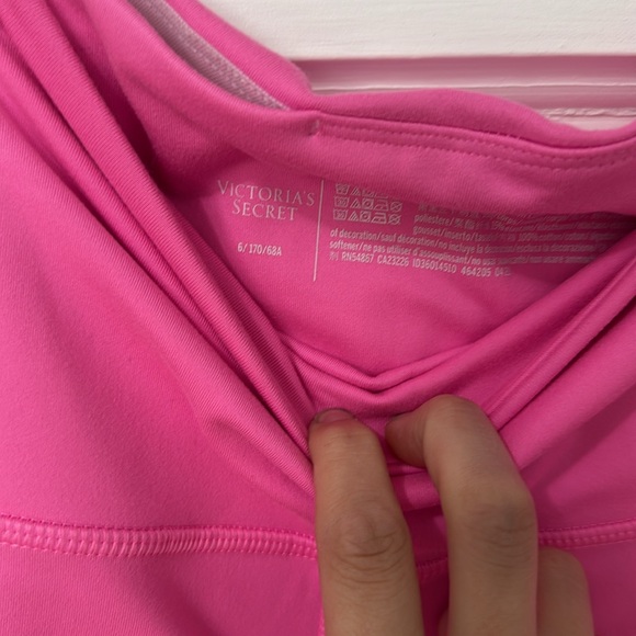 Victoria Secret Hot Pink Size 6 Workout Leggings - Picture 2 of 5